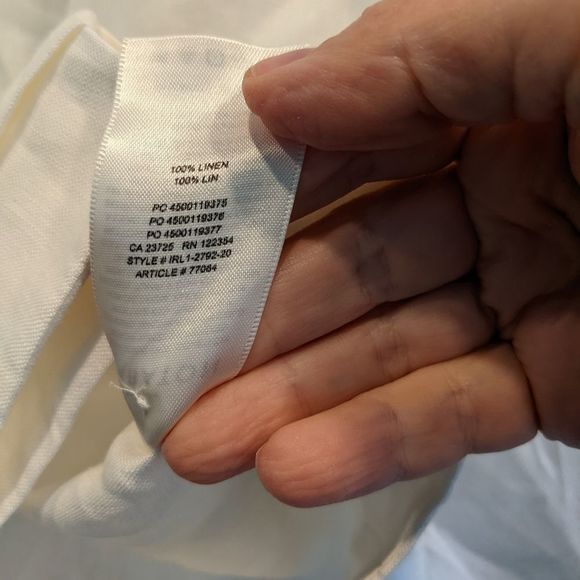 Aritzia White V-Neck Blouse - Picture 10 of 11